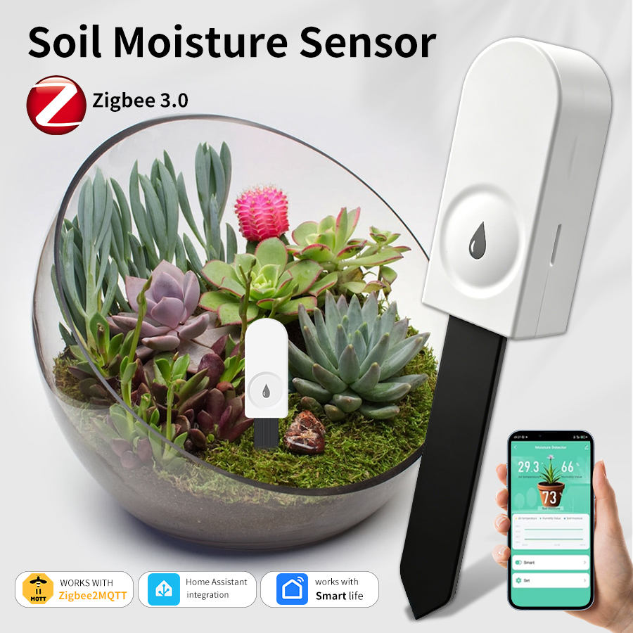 App Smart Garden - スマート ZigBee 土壌水分センサー温度湿度計検出器温湿度計庭土壌テスター APP リアルタイムモニター