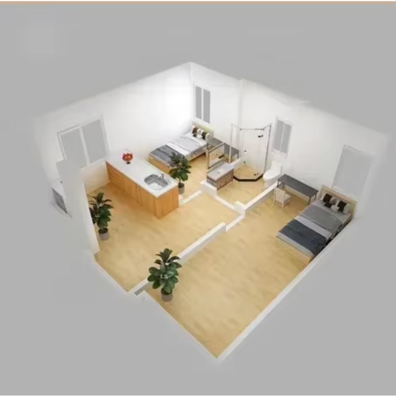 Smart Garden Rooms - YGカスタマイズエコフレンドリープレハブ住宅モジュラーヴィラ耐火ロックウール断熱ソーラー対応スマートハウスクイックビルド