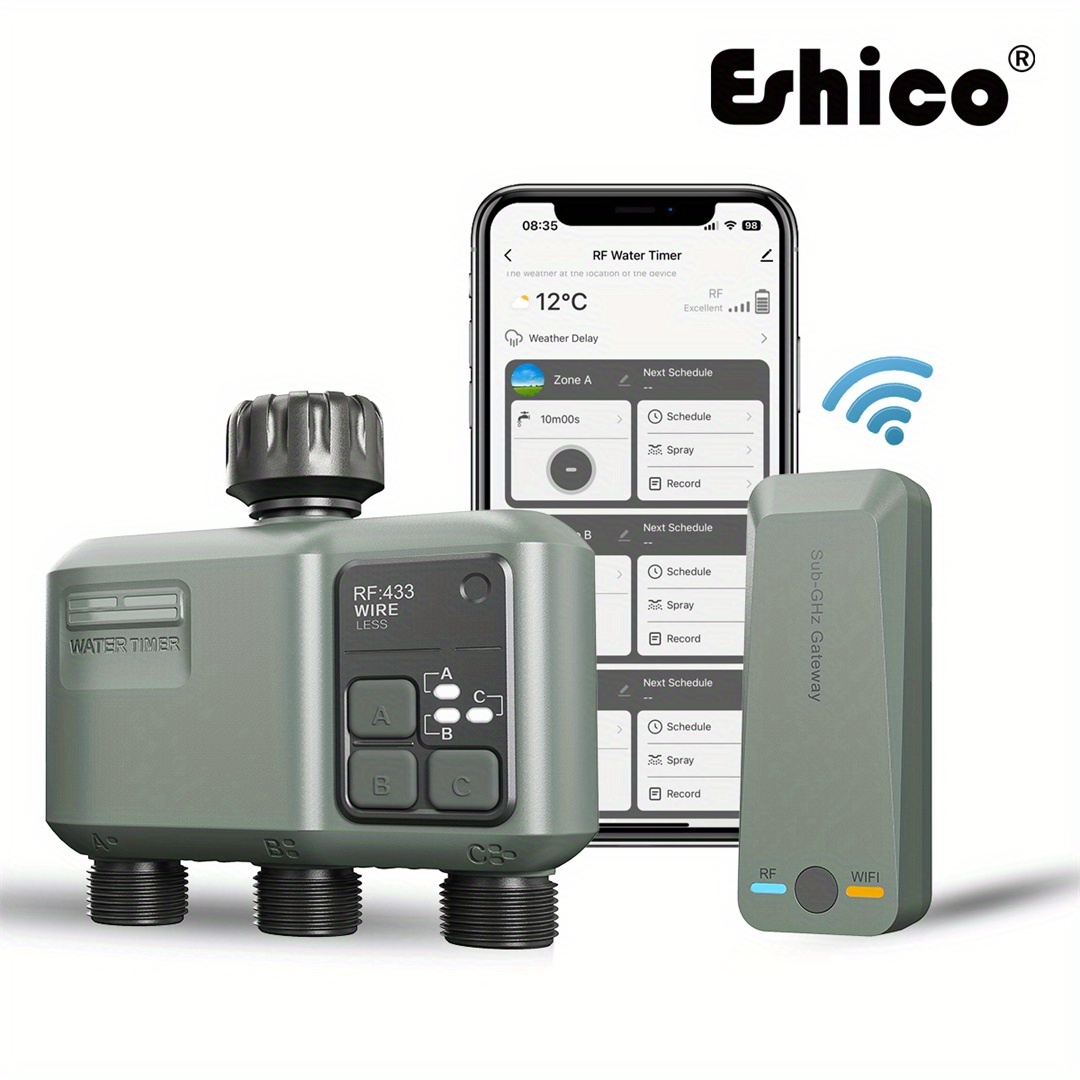 App Smart Garden - Eshico スマート スプリンクラー タイマー: 2x Wi-Fi