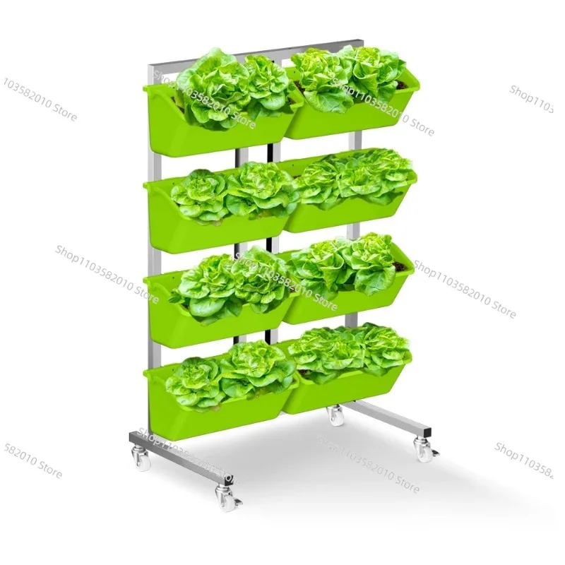 Indoor Herb Garden Kit - 室内野菜・ハーブ家庭菜園苗植え用プラスチック植木鉢キット