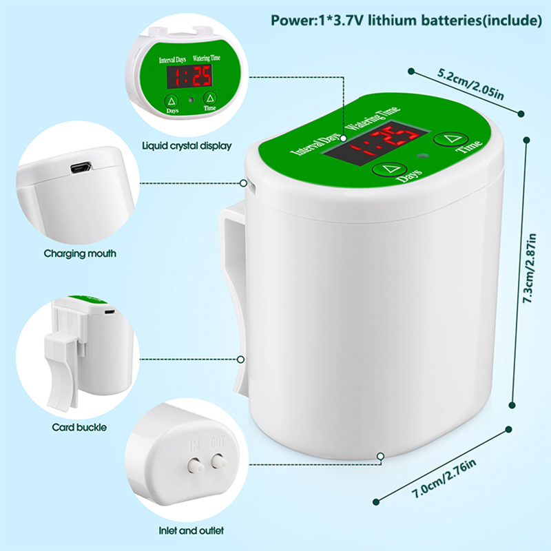 インテリジェントな時限自動花水やり装置、鉢植えの怠惰な水やり - Smart Garden Water のレビューと価格