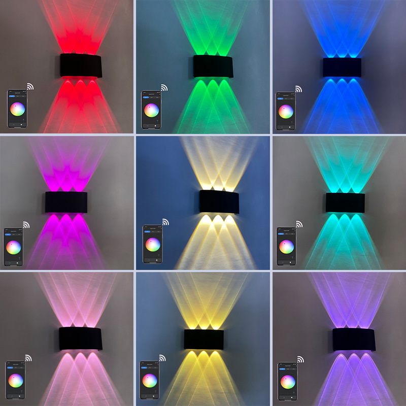 LEDウォールランプ,6/8W,wifi,Bluetooth - Smart Garden Rooms のレビューと価格