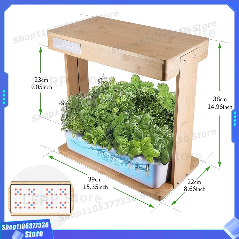 IGS-05 スマート水耕栽培キット 8ポッド LED育成ラ - Indoor Herb Garden Kit のレビューと価格