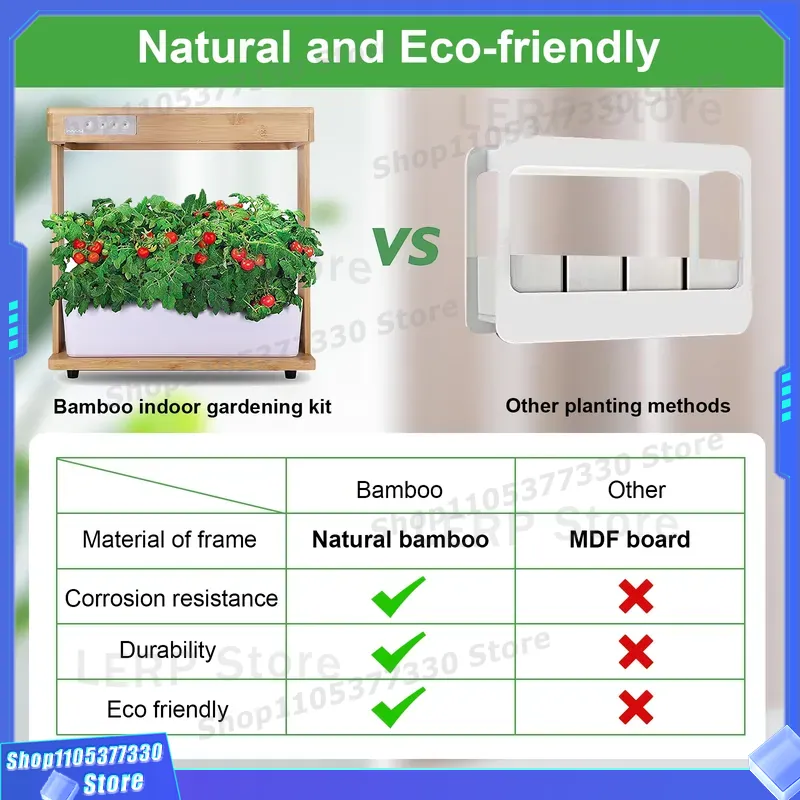 IGS-05 スマート水耕栽培キット 8ポッド LED育成ラ - Indoor Herb Garden Kit のレビューと価格