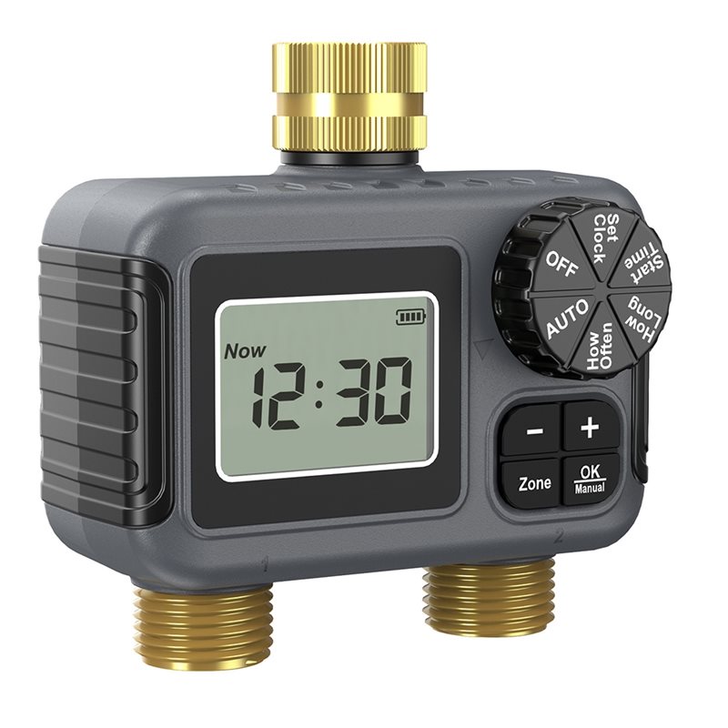 AY14 - デュアルアウトレット自動灌漑タイマー ガーデン - Smart Garden Water のレビューと価格