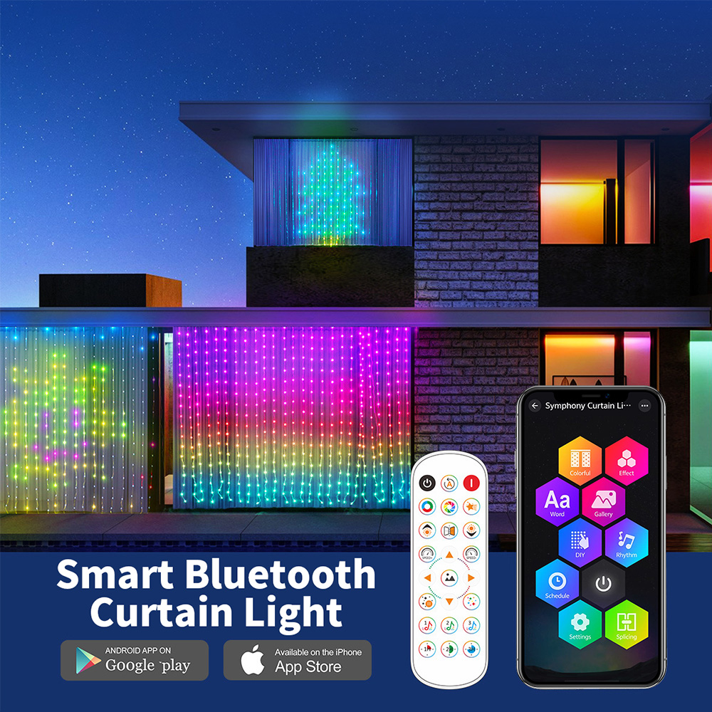 スマートカーテンライト LED RGB ストリングライト I - Smart Garden Rooms のレビューと価格