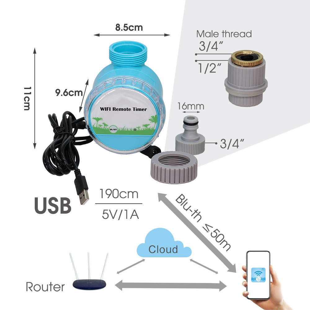 スマートガーデン灌漑システム,30〜50m,調整可能,冷却ノ - Smart Garden Iot のレビューと価格