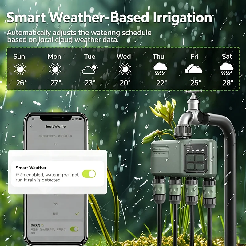 植物自動給水システム WiFiスマートタイマー RF433  - Smart Garden Iot のレビューと価格