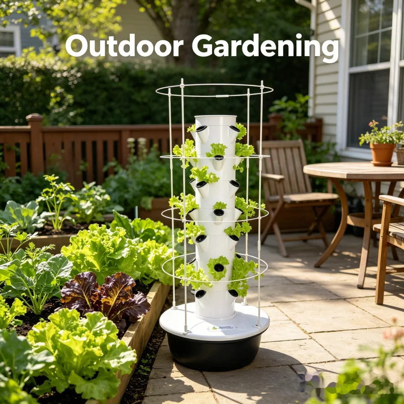 スマート垂直水耕栽培タワー屋内庭園システム - 家庭用野菜ハ - Indoor Herb Garden Kit のレビューと価格
