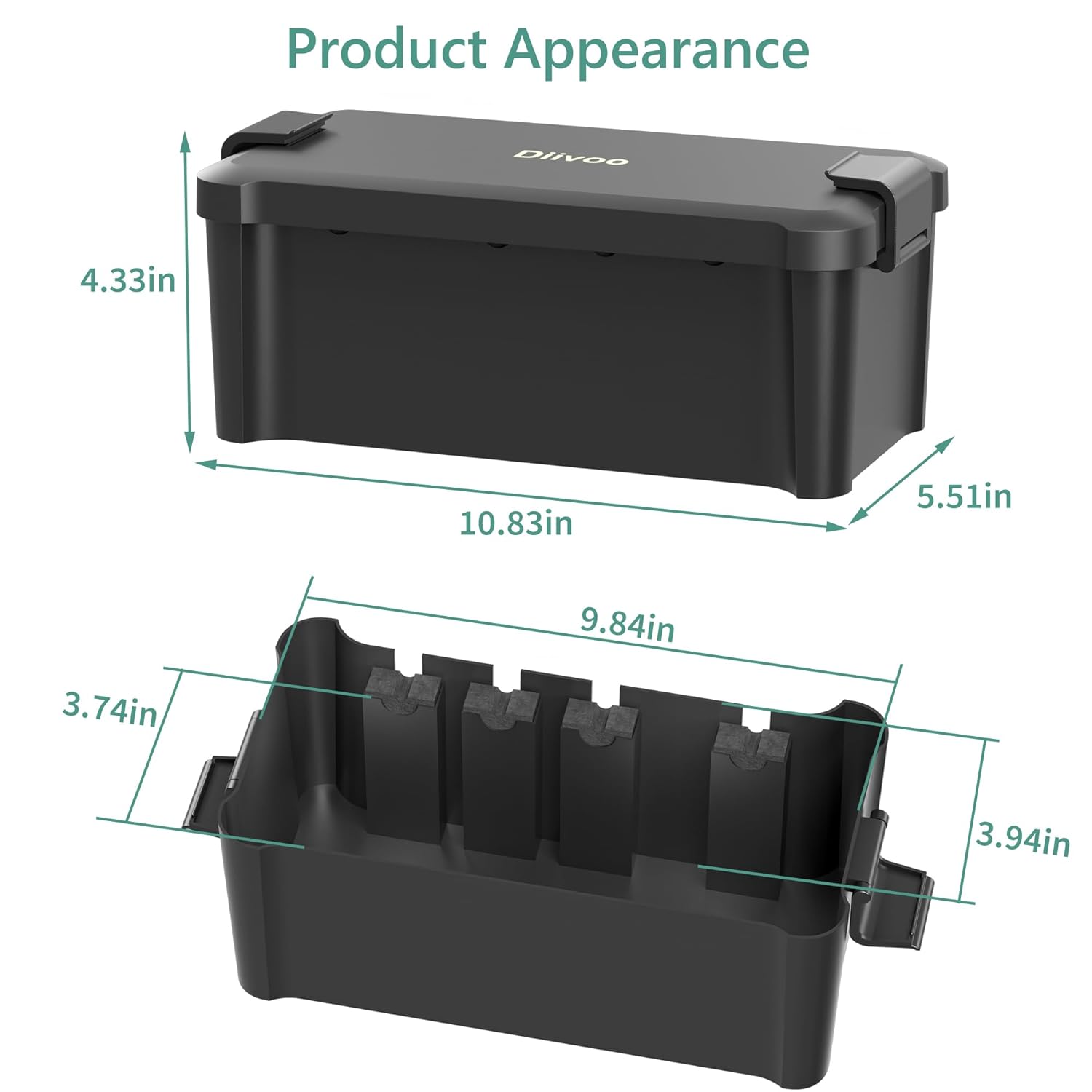 Diivoo 屋外防水電気ボックス屋外ケーブル接続ソケットエ - Smart Garden Hub のレビューと価格