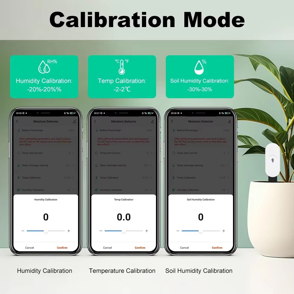 Tuya Zigbee 温度湿度水分検出器スマート土壌テスタ - App Smart Garden のレビューと価格