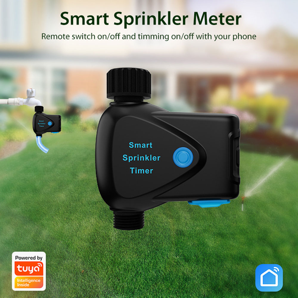 Tuya WiFi スマート水道装置（内蔵メーター、タイマー - Smart Garden Water のレビューと価格