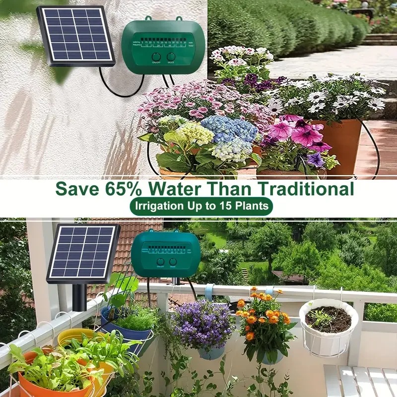 ソーラーインテリジェント灌漑キット 6V 2W 内蔵 180 - Smart Garden Water のレビューと価格