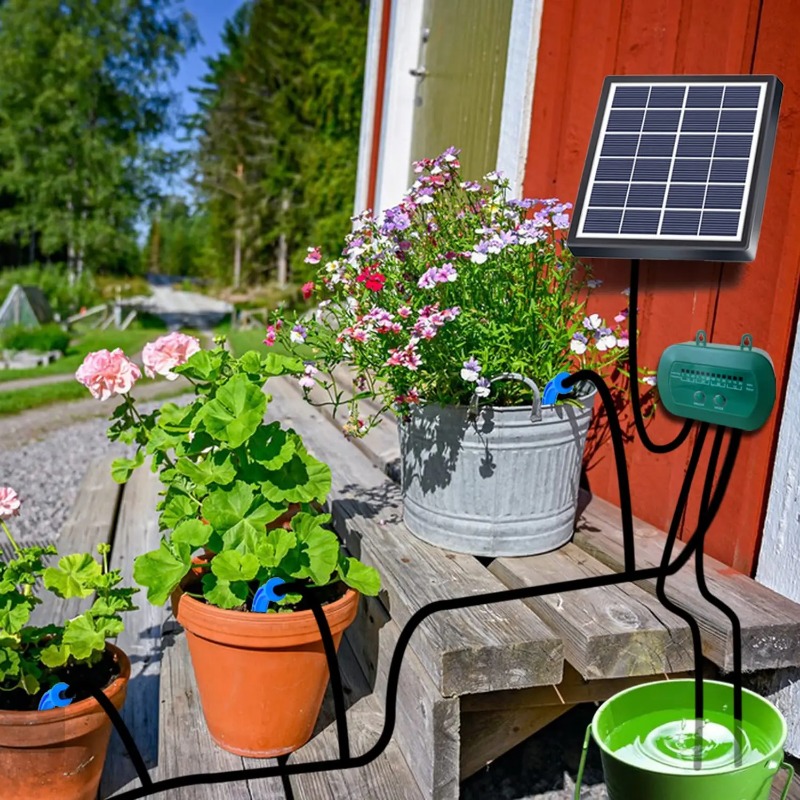 ソーラーインテリジェント灌漑キット 6V 2W 内蔵 180 - Smart Garden Water のレビューと価格