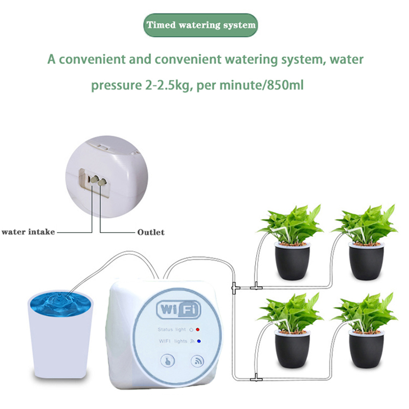 WiFi スマートガーデン灌漑コントローラー植物自動点滴灌漑 - Smart Garden Iot のレビューと価格