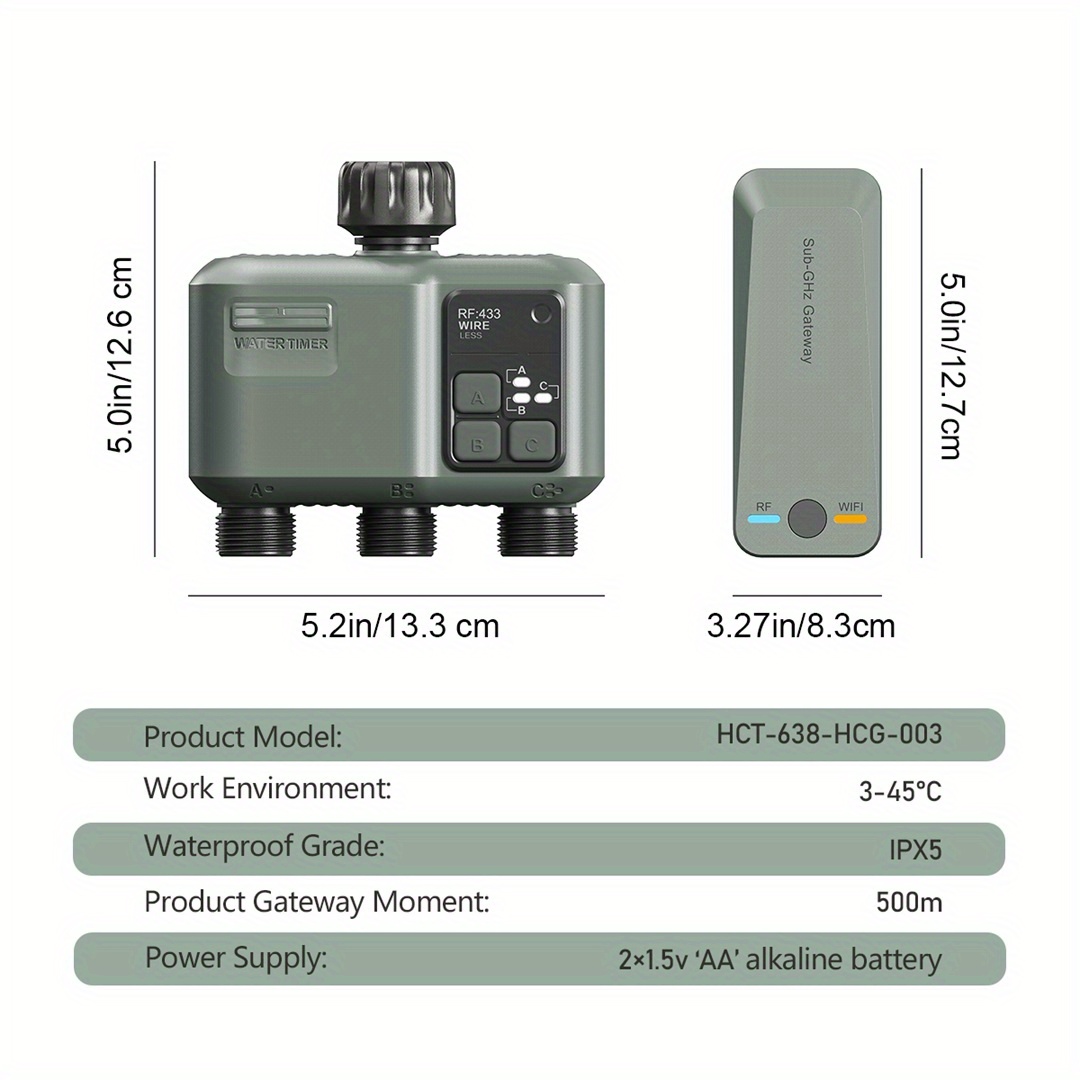 Eshico スマート スプリンクラー タイマー: 2x W - App Smart Garden のレビューと価格