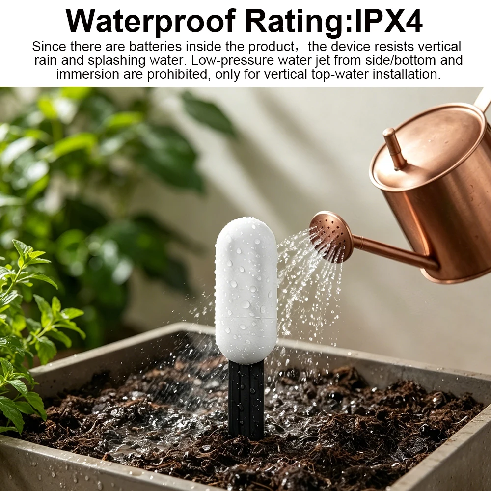 Tuya Zigbee 温度湿度水分検出器 スマート土壌テス - App Smart Garden のレビューと価格