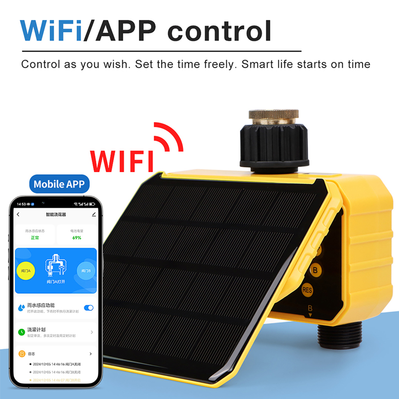 WiFi 1/2 コンセントソーラー灌漑タイマースマートアプ - App Smart Garden のレビューと価格