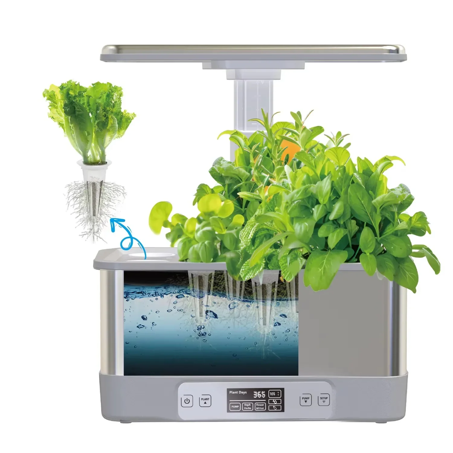 New15ポッド水耕栽培室内庭園キット、自動タイマー、電源、 - Indoor Herb Garden Kit のレビューと価格