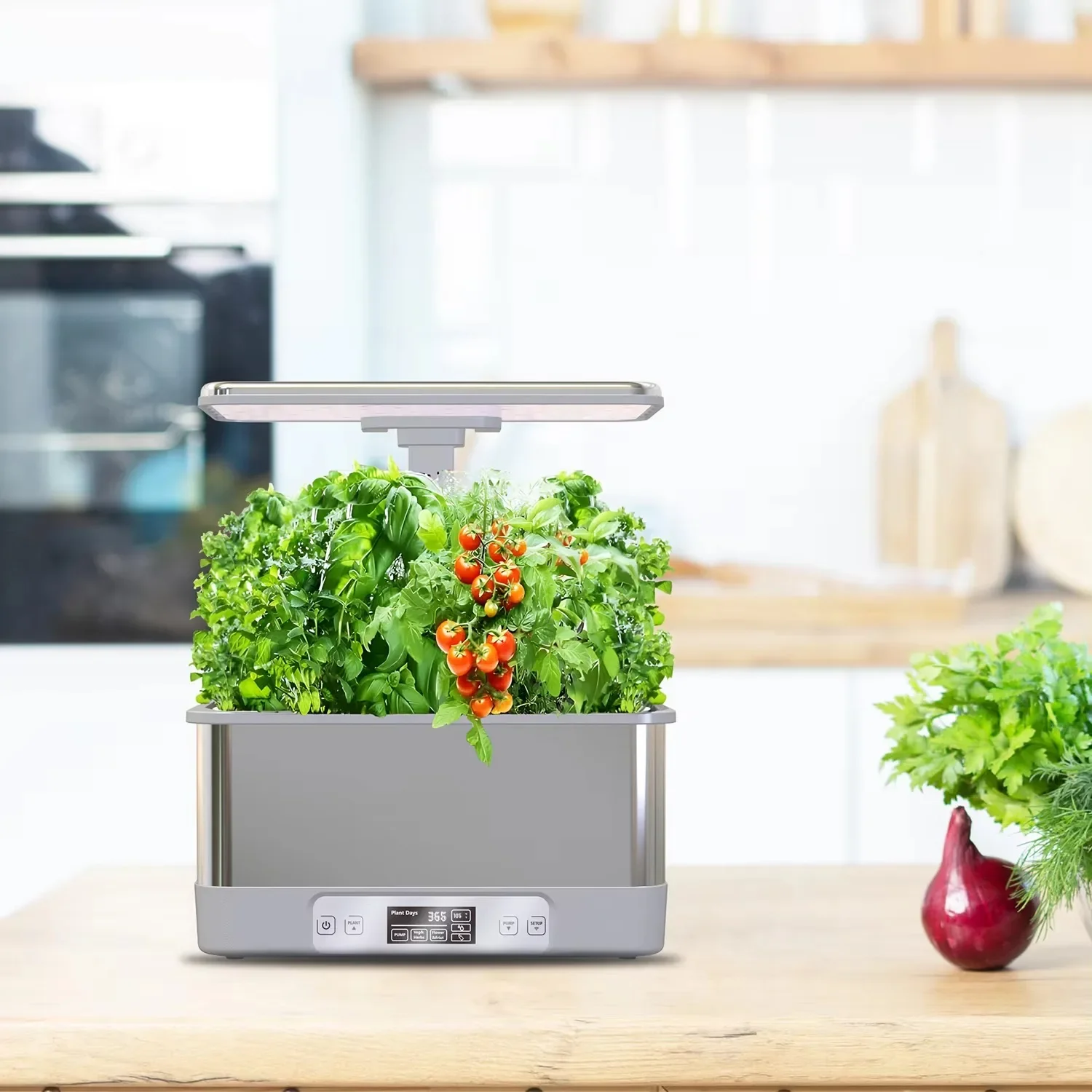New15ポッド水耕栽培室内庭園キット、自動タイマー、電源、 - Indoor Herb Garden Kit のレビューと価格