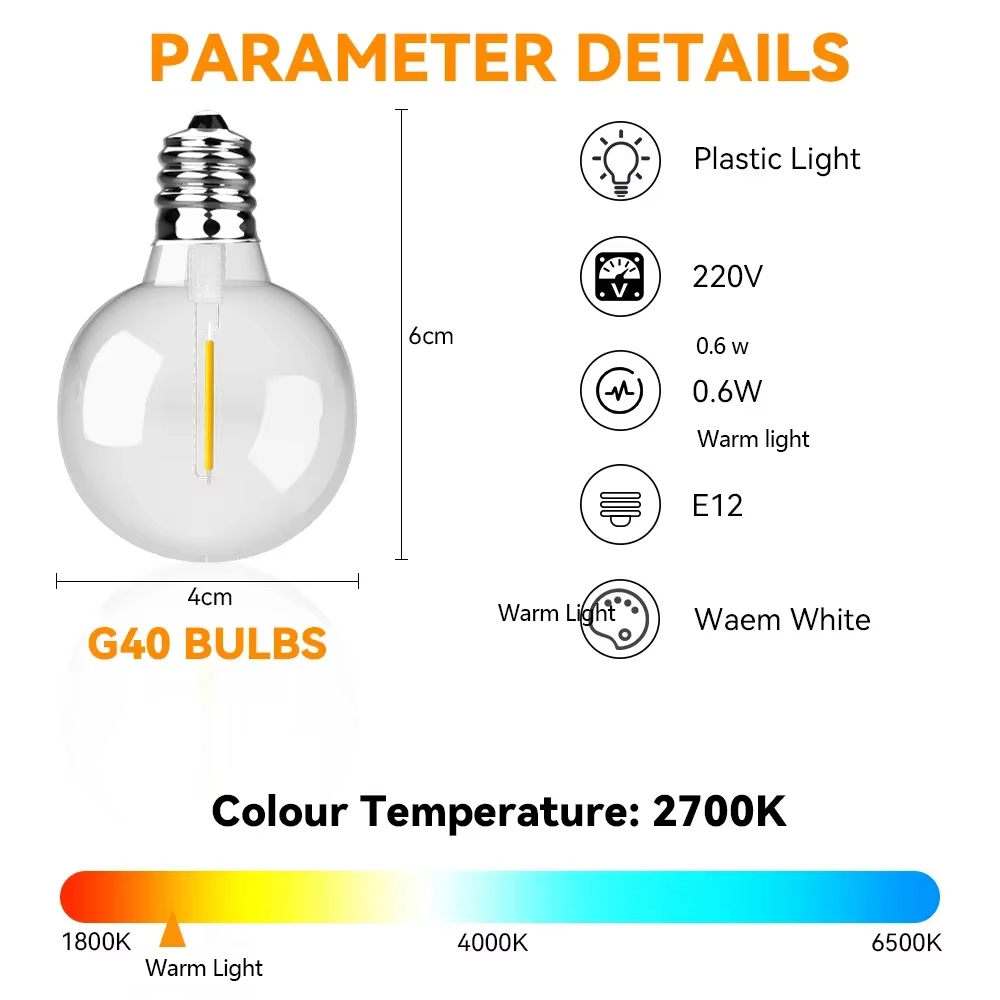 30 メートル 15 メートル妖精ストリングライト G40  - Smart Garden Hub のレビューと価格
