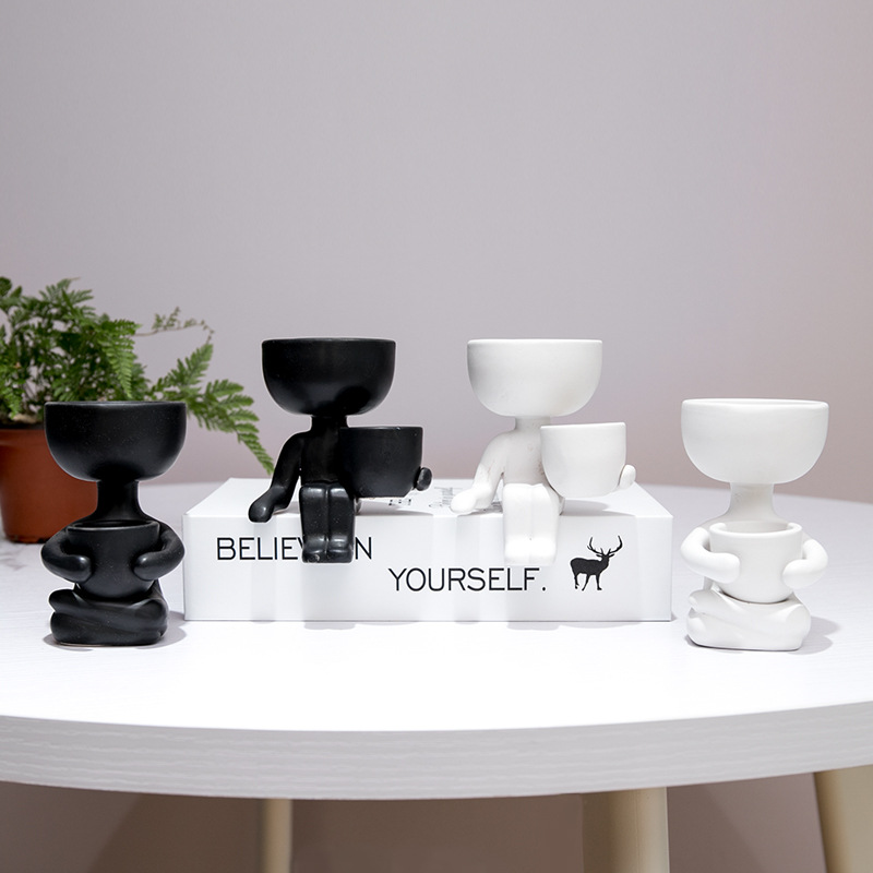 ヘアトイドセラミックフラワーポット、クリエイティブなオフィス - Indoor Herb Garden Kit のレビューと価格