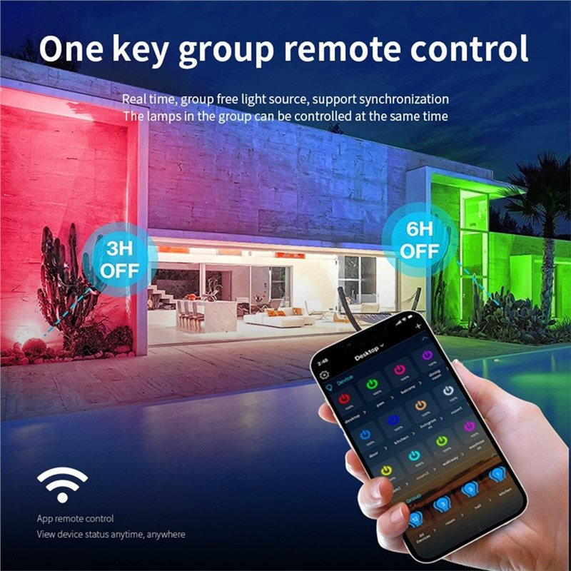 A03F-ガーデンパーティー用 Wifi 100W RGB  - App Smart Garden のレビューと価格