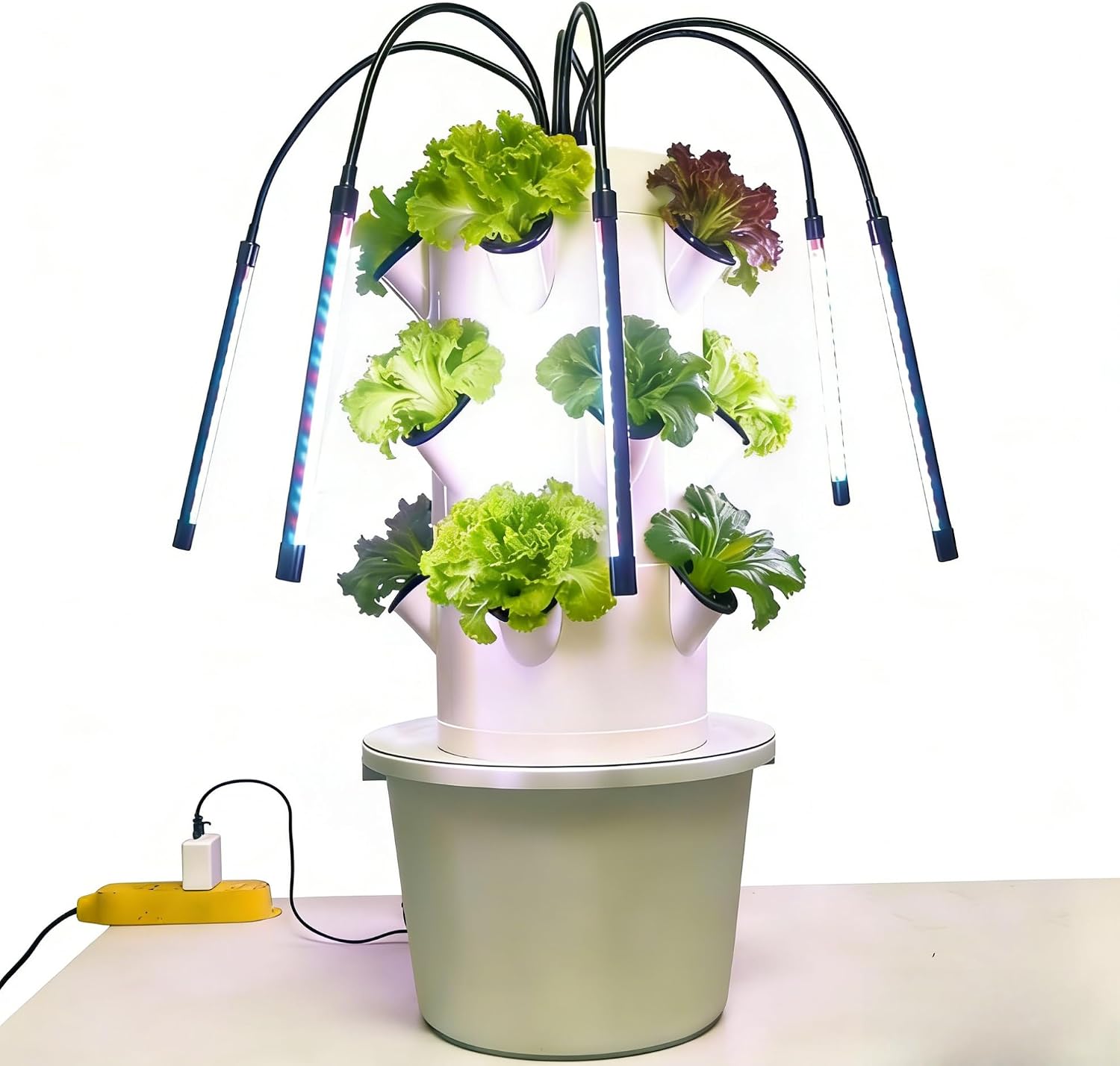 垂直型水耕栽培システム 3層15穴 室内ガーデンキット キッ - Indoor Herb Garden Kit のレビューと価格