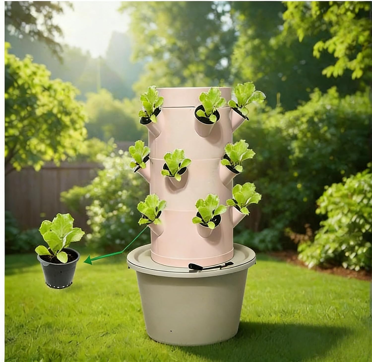 垂直型水耕栽培システム 3層15穴 室内ガーデンキット キッ - Indoor Herb Garden Kit のレビューと価格