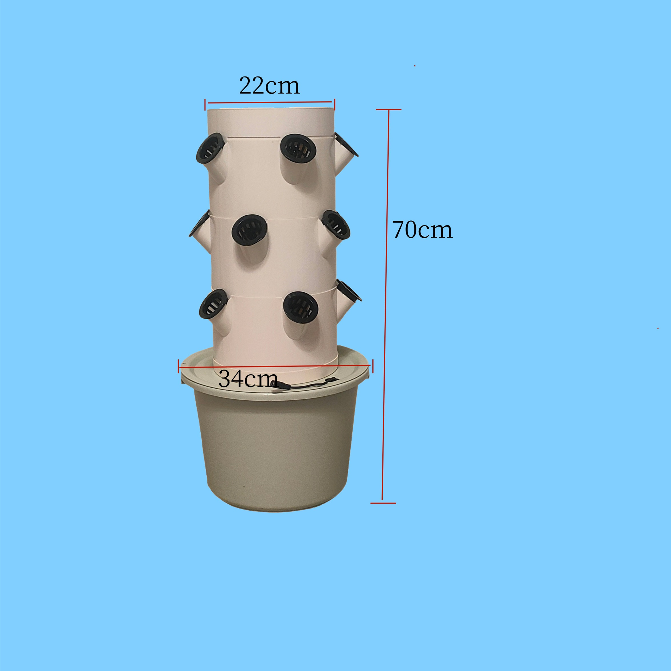 垂直型水耕栽培システム 3層15穴 室内ガーデンキット キッ - Indoor Herb Garden Kit のレビューと価格